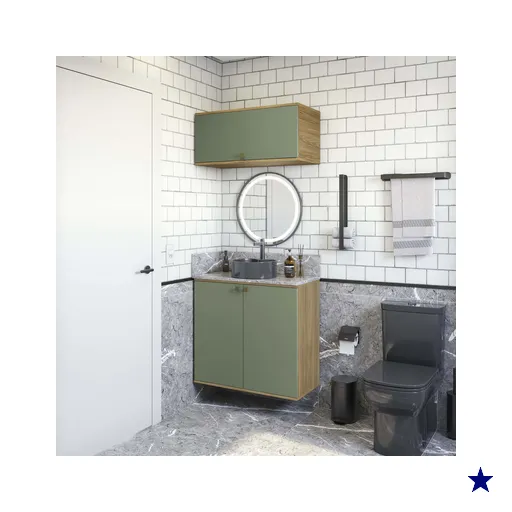Conjunto para Banheiro com Basculante Kappesberg Celeste 2 Peças…