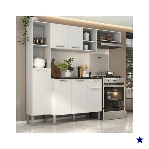 Armário Para Cozinha Compacta Smart Multimóveis MP2183