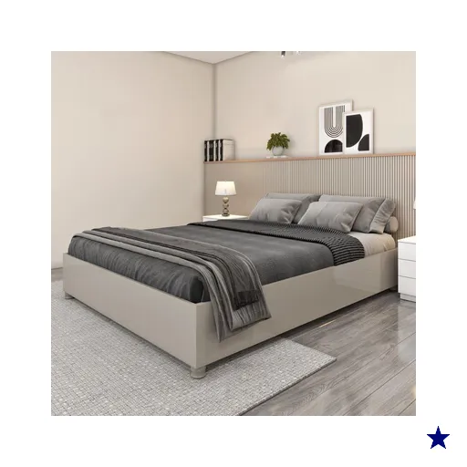 Cama Queen para Colchão 158x198cm Multimóveis CR35457 Off White