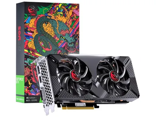 Placa de Vídeo PCYes! GeForce GTX 1660 SUPER Graffiti OC 6GB GDDR6 192-bit…