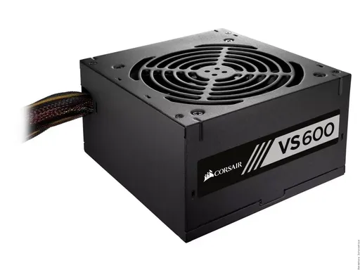 Fonte Corsair 600W VS Series ATX12V v2.3 VS600 80 PLUS