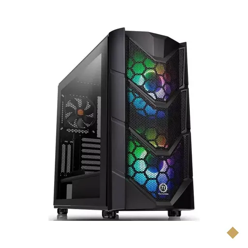 Gabinete Thermaltake Commander C36 Tempered Glass ARGB Edition Black