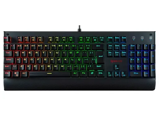 Teclado Redragon Mecânico Gamer RGB Kala com Switch Outemu Azul ABNT2