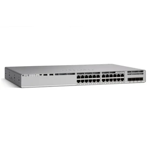SWITCH CISCO Catalyst C9200L-24T-4G-E-BR - 24 portas Gigabit + 4P SFP…