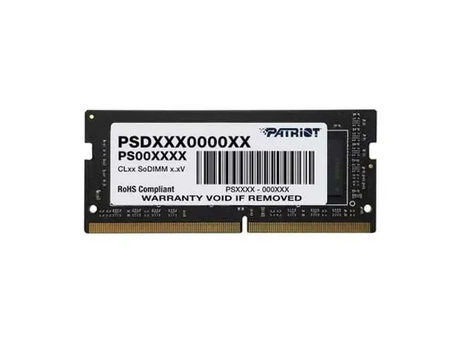 Memória Notebook Patriot Signature Line 8GB DDR4 SO-DIMM 2666MHz 1.2V