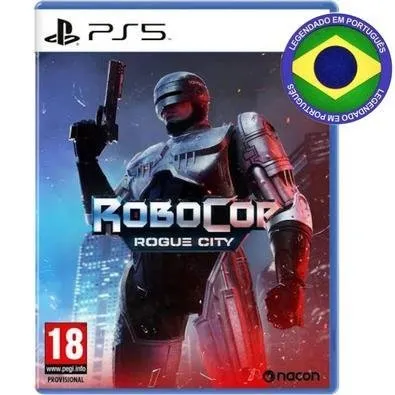 Robocop Rogue City Ps5 Mídia Física Legendado Em Português Playstation 5