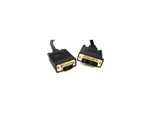Cabo DVI-I (single link) (M) 12+5 x VGA DB15 (M)