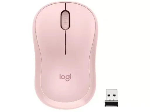 Mouse Logitech M220 Silent 1000dpi Optico Wireless Rosa