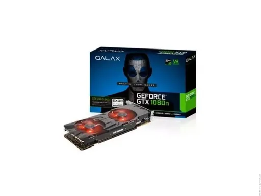 Placa de Vídeo GALAX GeForce GTX 1080Ti EX OC 11GB GDDR5X 352-bit PCI Express…