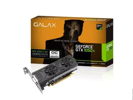 Placa de Vídeo GALAX GeForce GTX 1050Ti OC LowProfile 4GB DDR5 128-bit PCI…
