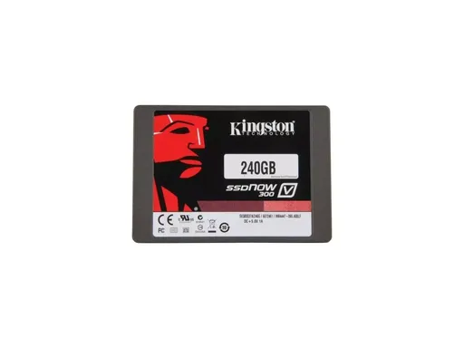 Kingston SSDNow V300 Series 240GB SATA 6.0Gb/s 2.5″ SSD SV300S37A/240G