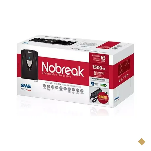 Nobreak SMS Net4+ 1500VA Bivolt SM1500Bi 