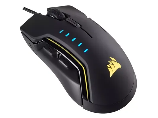 Corsair Glaive RGB Black 16000DPI Optico USB