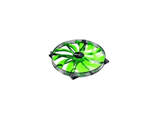 Aerocool Silent Master Green Led Edition - 200mm