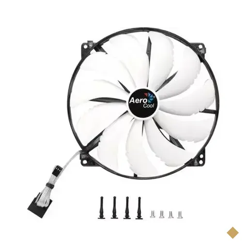 Aerocool Silent Master White Led Edition - 200mm