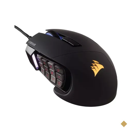 Corsair Scimitar Pro RBG 16000dpi Black USB 