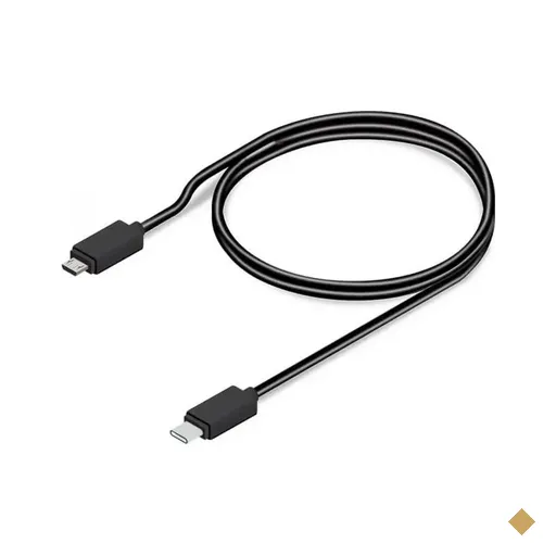 Cabo USB-C para Micro USB 2.0 1m Preto - COMTAC