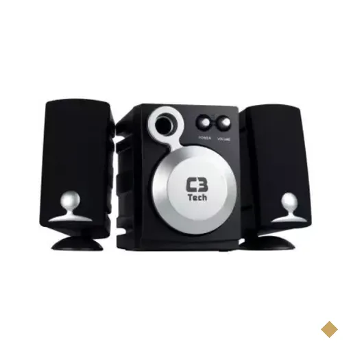 C3Tech  683601-A (3.7W RMS) 2.1 SubWoofer