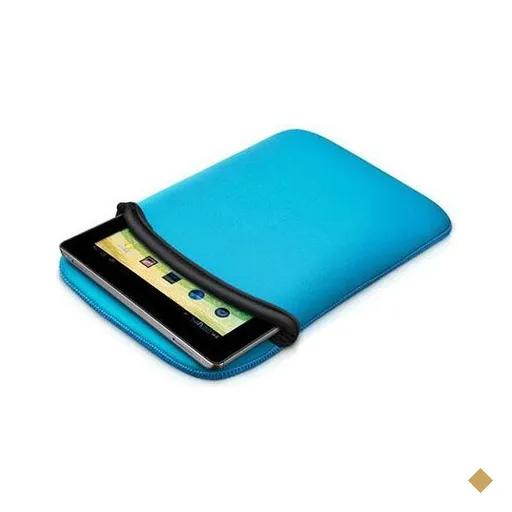 Case Multi Neoprene para Tablet 7" Dupla face Preto e Azul, BO165 - BOX