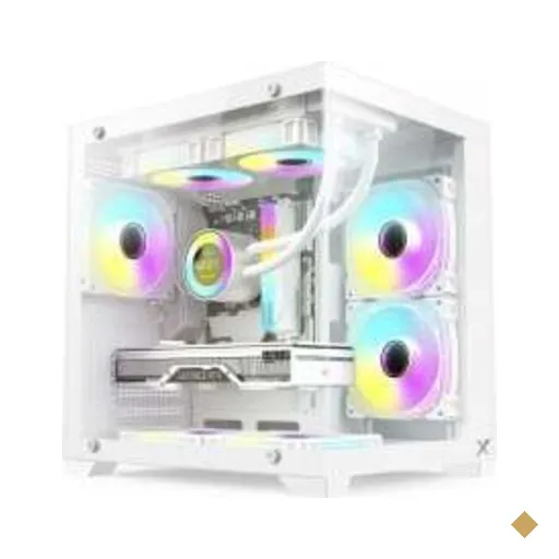Gabinete Gamer BRX Xtreme Glacier Mid Tower 3 Fans