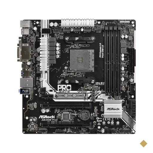 Placa Mãe ASRock AB350M Pro 4 (Socket AM4) AMD B350 