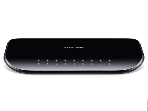 Switch TP-Link 8 Portas Gigabit de Mesa 10/100/1000Mbps TL-SG1008D