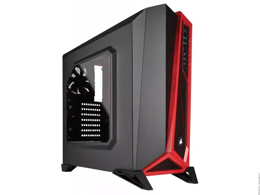 Gabinete Corsair Carbide Series Spec Alpha Black Red Mid Tower 
