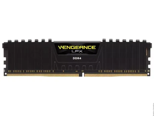 Memória Corsair Vengeance LPX Black 8GB DDR4 2400MHz PC4-19200 CAS14