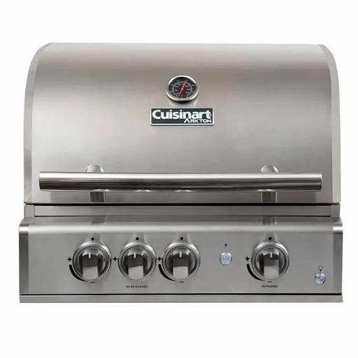 Churrasqueira a Gás Premium 03 Queimadores em Aço Inox 304 - Cuisinart