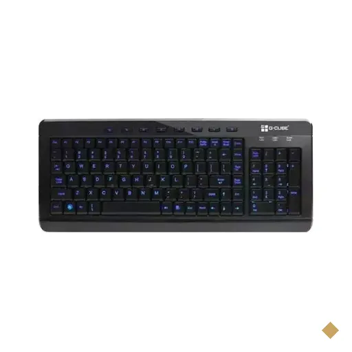G-Cube LED Teclado Iluminado USB (AZUL)