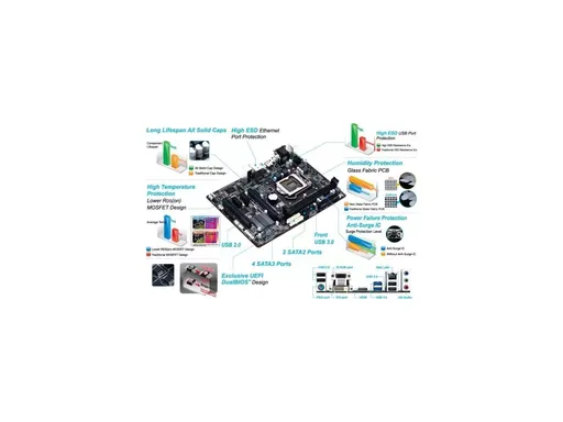 Gigabyte GA-B85M-HD3 (Socket 1150) USB 3.0 Intel B85
