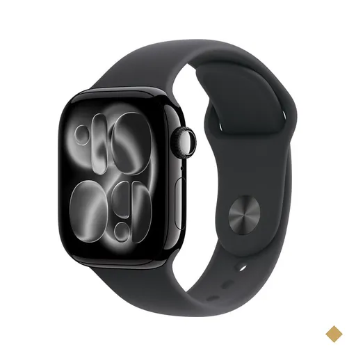 Apple Watch Series 11 (GPS + Cellular) 46 mm com Caixa Preta Brilhante de…