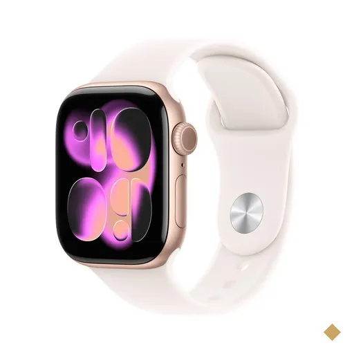 Apple Watch Series 11 (GPS + Cellular) 46 mm Ouro Rosa de Alumínio com…