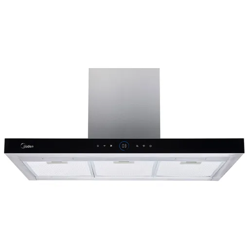 Coifa de Parede Smart Pro Touch Midea 90 cm com 03 Velocidades Inox e Preto