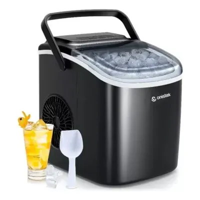 Maquina De Gelo Em Cubos Portatil 12kg 1,3l Preto - 110v
