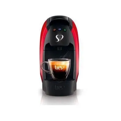 Cafeteira Expresso TRES Luna Vermelha