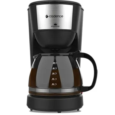 Cafeteira Cadence Matinal, 1.25L, 750W, 127V, Preto E Inox - Caf620