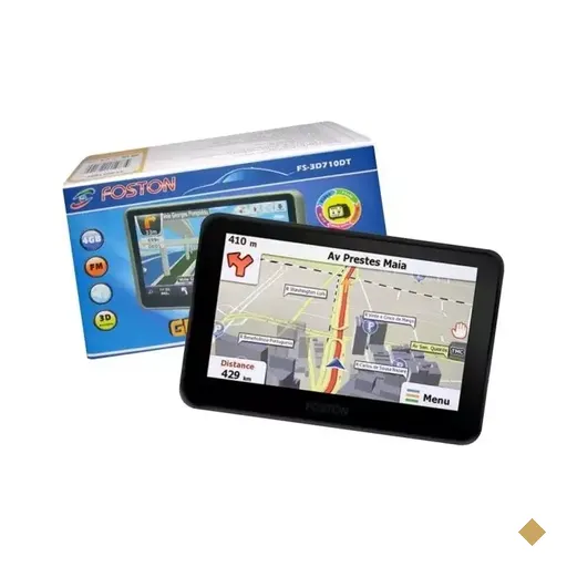 Foston FS-3D710DT Tela 7″ TouchScreen; Transmissor FM; TV Digital