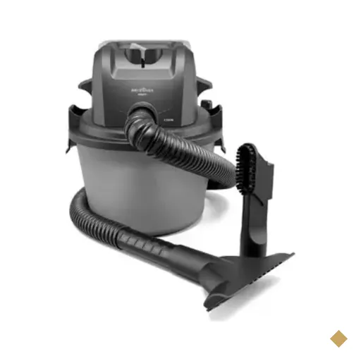 Aspirador De Pó E Água Britânia 6 Litros Bas71 1500w Cinza E Preto 220v