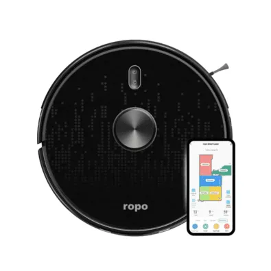 Robo Aspirador Ropo Smart Laser Navegação A Laser, App, Google Asistent…