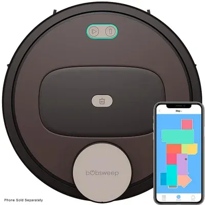 Bobsweep - Robô Aspirador E Esfregão Conectado Por Wi-fi Pethair Appetite -…