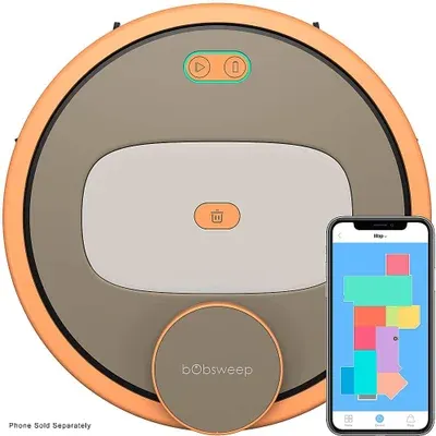 Bobsweep - Robô Aspirador E Esfregão Conectado Por Wi-fi Pethair Appetite -…