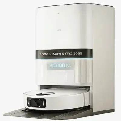 Robô Aspirador Xiaomi Vacuum 5 Pro Lançamento 2026 20.000pa