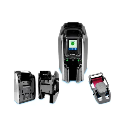 Kit Zebra Upgrade Dual-Sided + Impressora Zc300 + Ribbon
