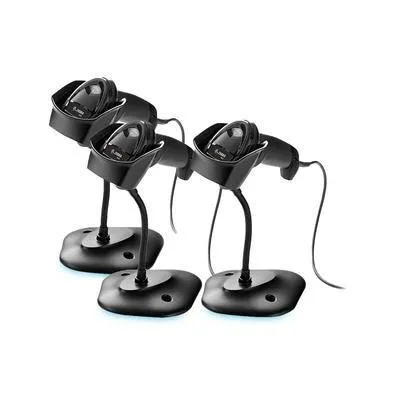 Kit Zebra 03 Leitores Ds2208, Suporte, 2D, USB