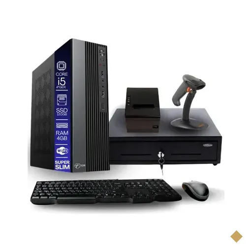 Kit Automação Pdv Tob Intel I5 4ªg 4gb SSD 120GB Win10 Rede S/fio Teclado…