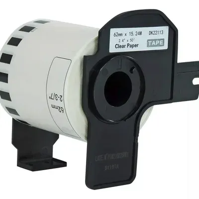 Rolo De Etiqueta Termica Compativel Brother Dk22113 - 62mmx15,24mts Continua…
