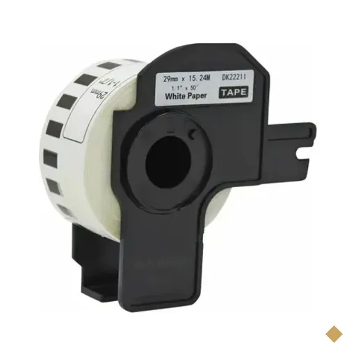 Rolo De Etiqueta Termica Compativel Brother Dk22211 29mmx15,24mts Continua…