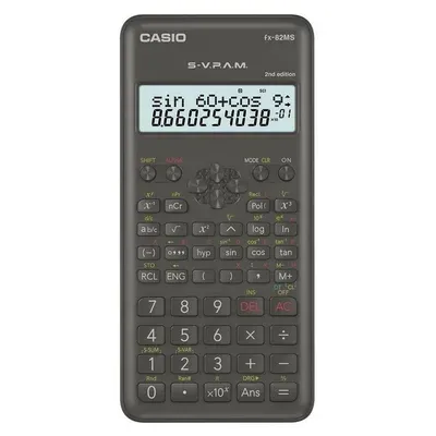 Calculadora Científica Casio Fx-82ms 240 Funções Visor 2 Linhas 10 Dígitos…