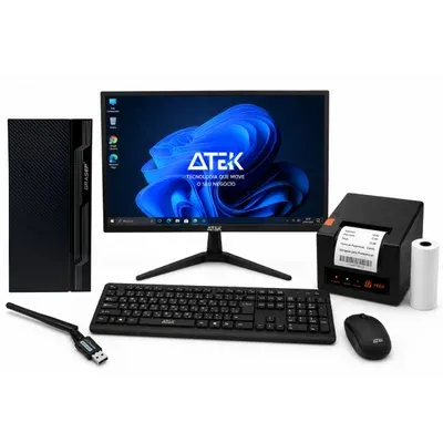 Kit PDV Completo Computador i5 16GB SSD 256GB Monitor 20” LED Impressora…